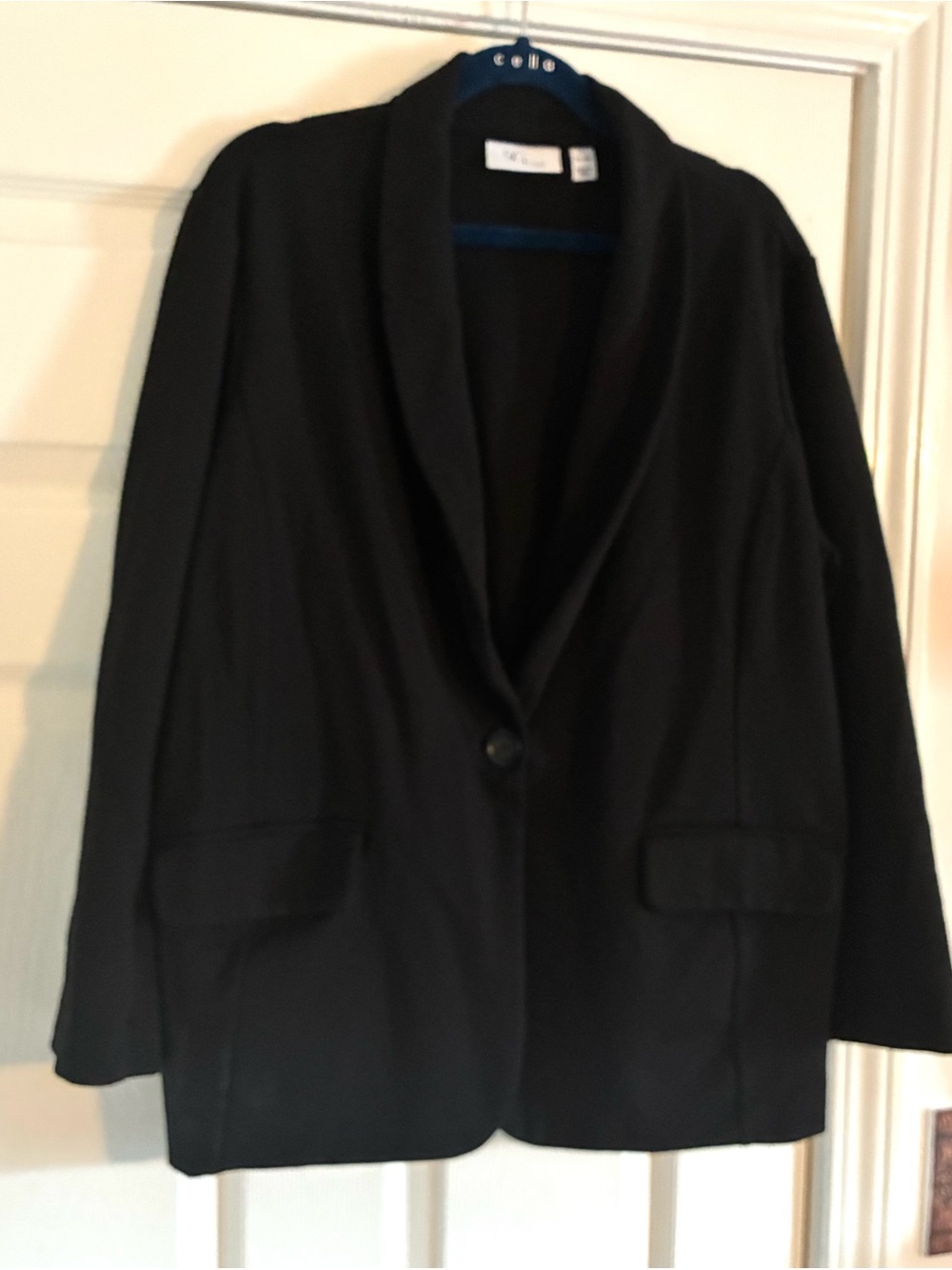 Susan Graver Ponte Knit Petite Blazer